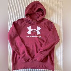 Maroon under Armour hoodie
